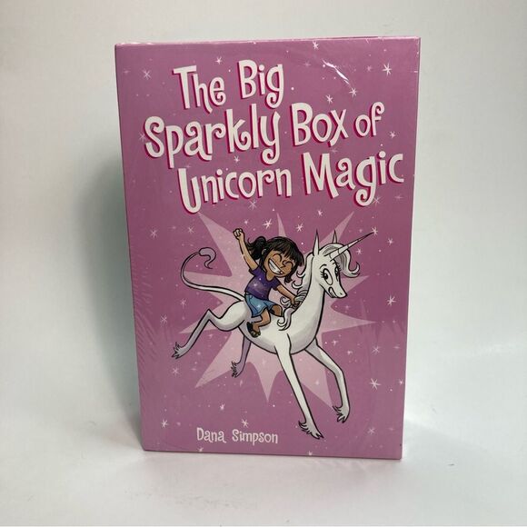 The Big Sparkly Box of Unicorn Magic by Dana Simpson 2017 Kids Books New Sealed - Picture 1 of 7